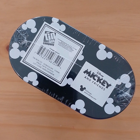 Mickey Minnie Mouse Salt and Pepper Shaker Set Metal Tin - Picture 5 of 7